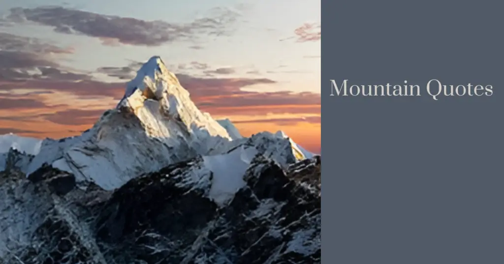 Mountain Quotes