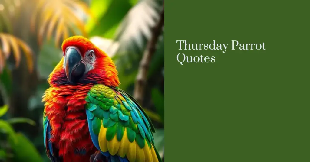 Thursday Parrot Quotes