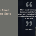 Quote About Discipline Stoic