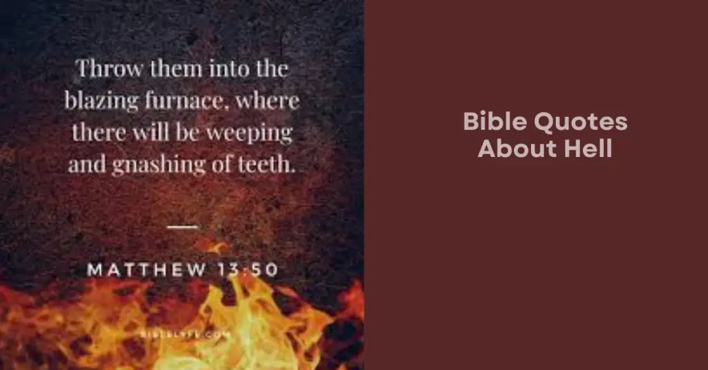 Bible Quotes About Hell