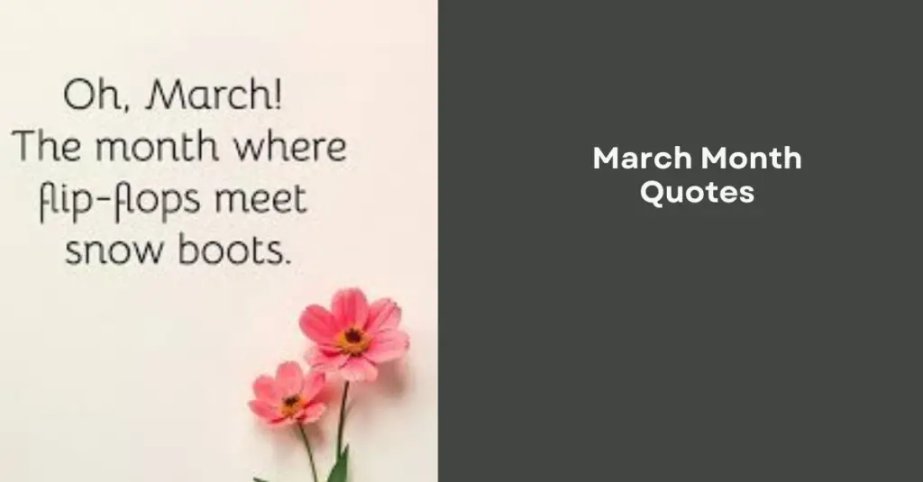 March Month Quotes