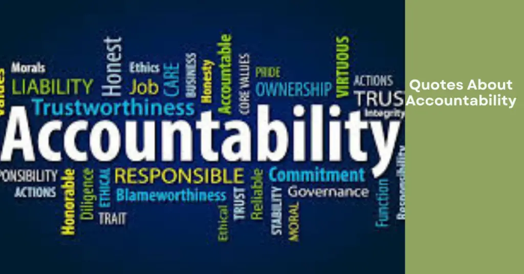 Quotes About Accountability